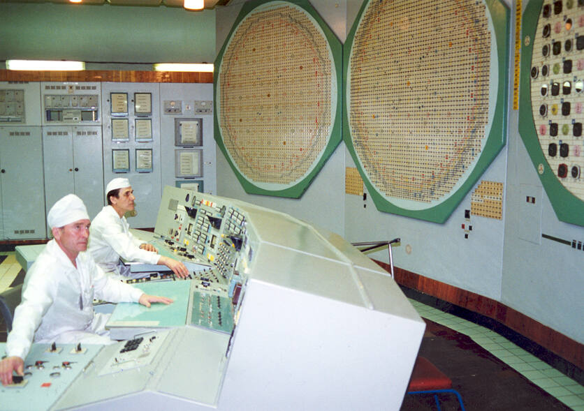 Пульт реактора АДЭ-1